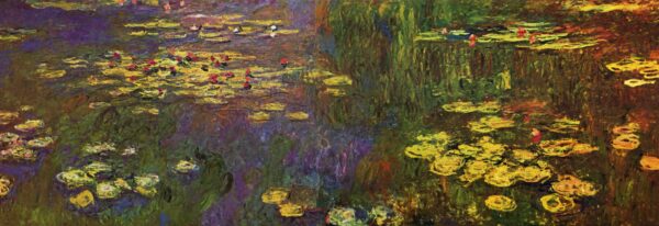 Detalhe dos nenúfares de Monet no Museu da Orangerie em Paris – Claude Monet Claude Monet Master Apollon