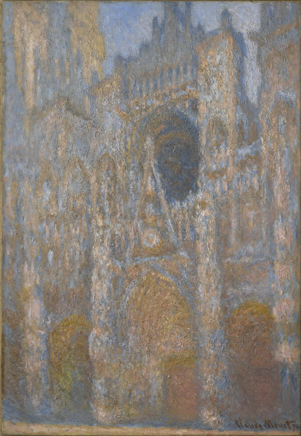 A Fachada da catedral de Rouen ao sol (W1358) – Claude Monet Cathédrales de Rouen de Claude Monet Master Apollon