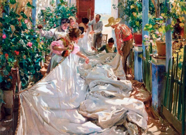 Cousant a vela – Sorolla Joaquín Sorolla Master Apollon