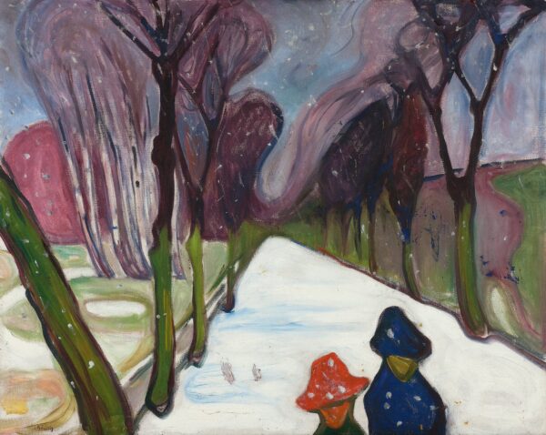 Nova neve na avenida – Edvard Munch Edvard Munch Master Apollon