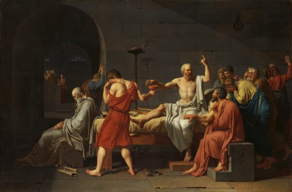 A morte de Sócrates – Jacques-Louis David Jacques-Louis David Master Apollon