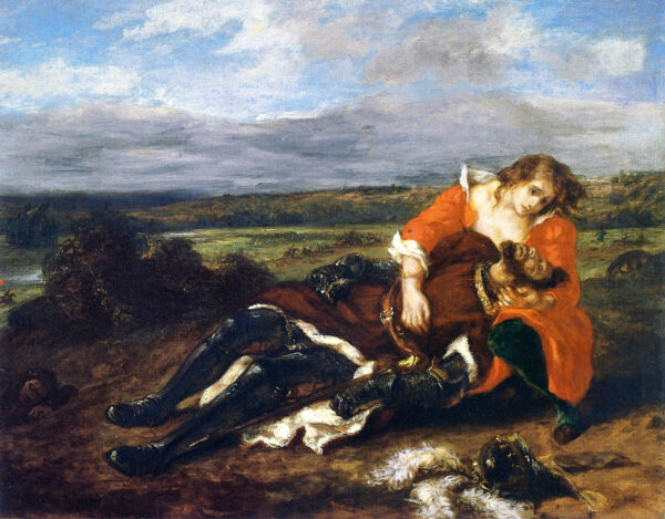 A morte de Lara – Eugène Delacroix Eugène Delacroix Master Apollon