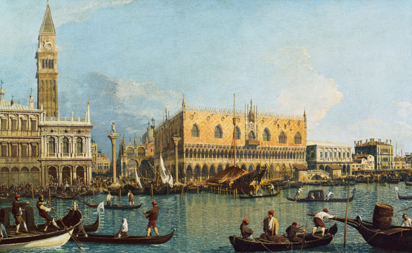 O palácio dos Doges com a Piazzetta – Giovanni Antonio Canal Giovanni Antonio Canal Master Apollon