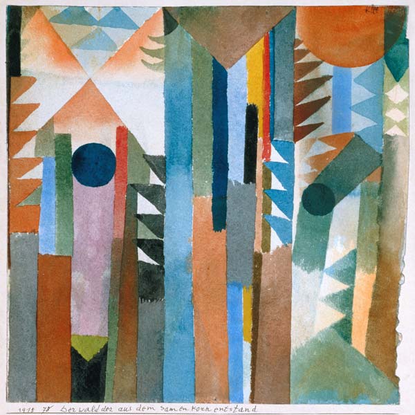 A floresta nascida da semente – Paul Klee Paul Klee Master Apollon