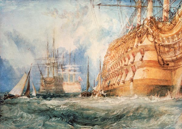 O equipamento de um navio de guerra de primeira classe – William Turner William Turner Master Apollon