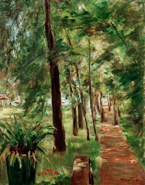 A alameda de bétulas no jardim de Wannsee em direção ao leste – Max Liebermann Max Liebermann Master Apollon