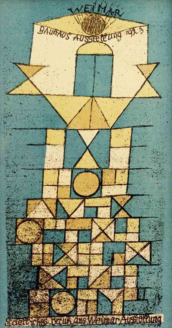 O lado sublime, exposição da Bauhaus de Weimar 1923 – Paul Klee Paul Klee Master Apollon