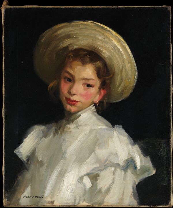 Menina holandesa de branco – Robert Henri Robert Henri Master Apollon