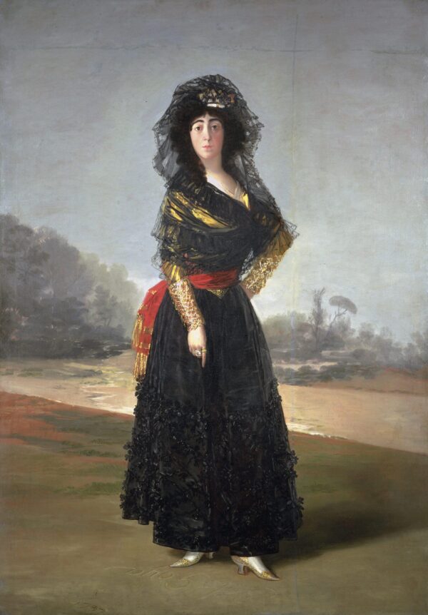 Retrato da duquesa de Alba em preto – Francisco de Goya Francisco de Goya Master Apollon