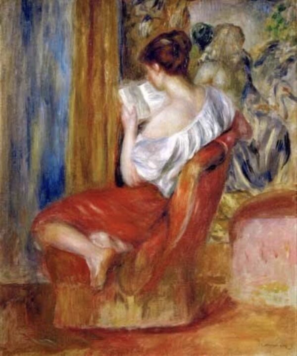 Uma mulher lendo – Pierre-Auguste Renoir Pierre-Auguste Renoir Master Apollon