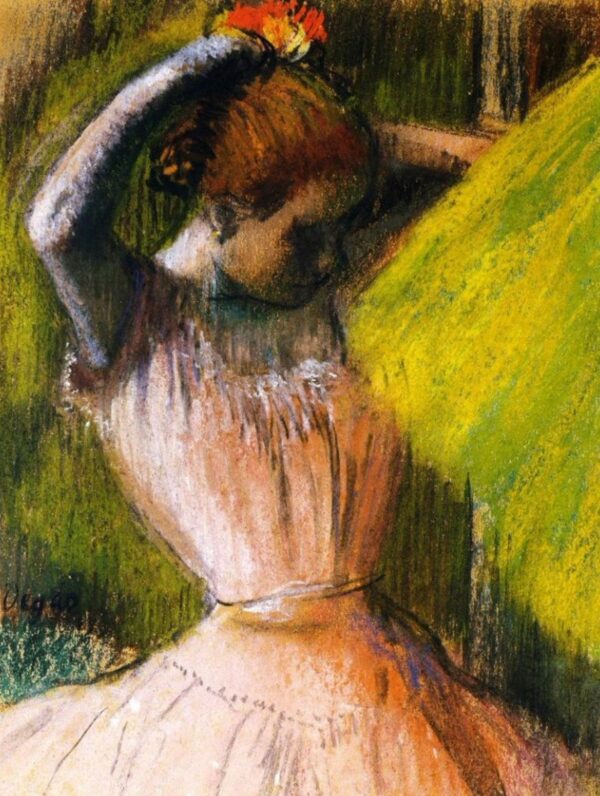 Dançarina se penteando – Edgar Degas Edgar Degas Master Apollon