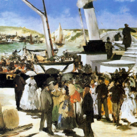 A Partida do Vapor de Folkestone – Edouard Manet Édouard Manet Master Apollon