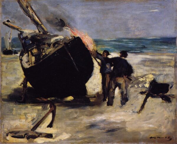 O barco betumado – Edouard Manet Édouard Manet Master Apollon