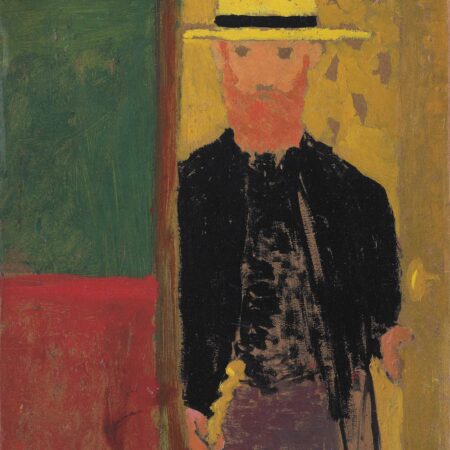 Autorretrato com bengala e chapéu de palha – Édouard Vuillard Édouard Vuillard Master Apollon