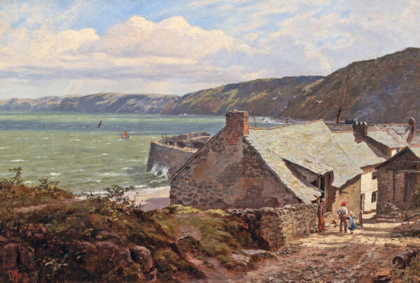 Clovelly (1881) – Edward Wilkins Waite Edward Wilkins Waite Master Apollon