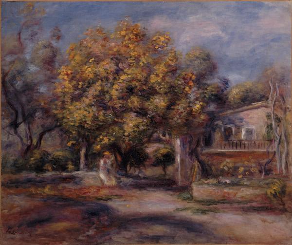 Entrada da casa e do jardim em Cagnes – Pierre-Auguste Renoir Pierre-Auguste Renoir Master Apollon