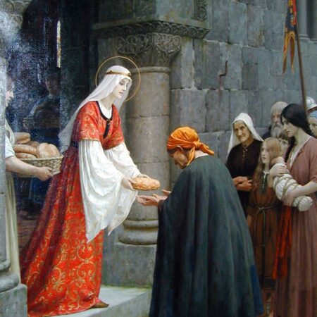 A Caridade de Santa Isabel da Hungria – Edmund Leighton Edmund Leighton Master Apollon