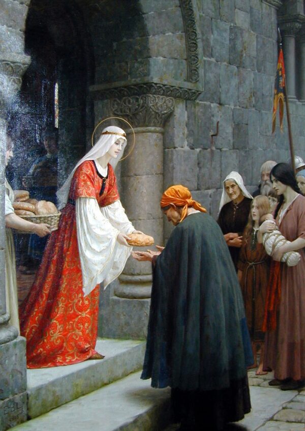 A Caridade de Santa Isabel da Hungria – Edmund Leighton Edmund Leighton Master Apollon