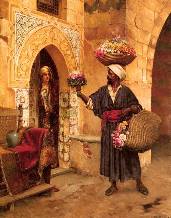 O Comerciante de Flores – Rudolf Ernst Rudolf Ernst Master Apollon