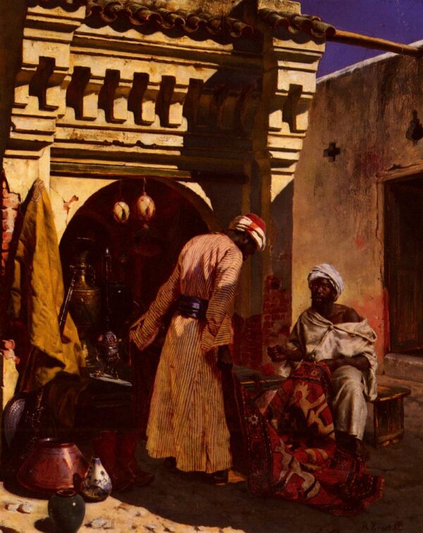 O comerciante de tapetes – Rudolf Ernst Rudolf Ernst Master Apollon