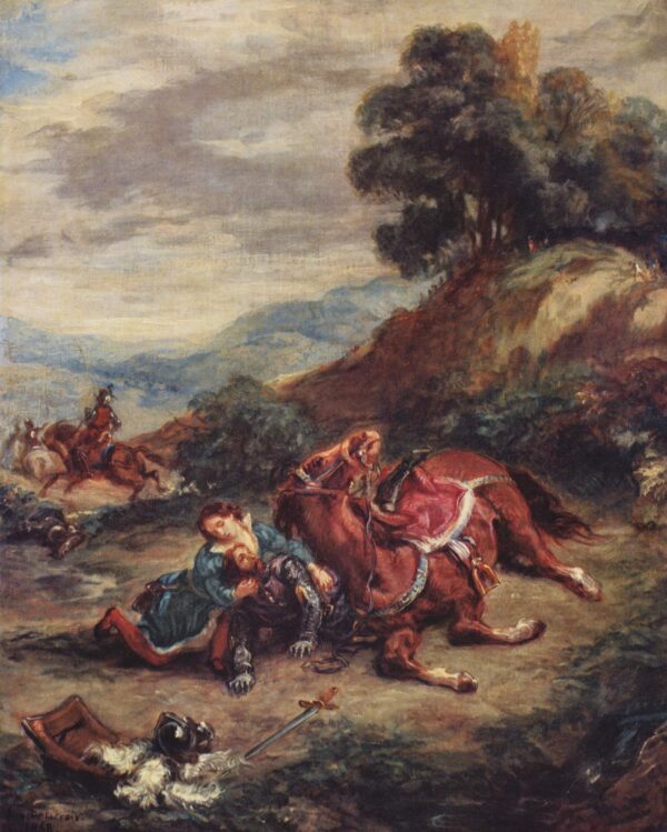 A morte de Lara I – Eugène Delacroix Eugène Delacroix Master Apollon