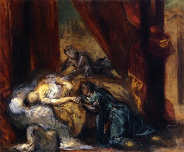 A morte de Desdêmona – Eugène Delacroix Eugène Delacroix Master Apollon