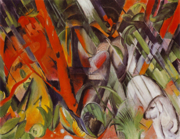 Sob a chuva – Franz Marc Franz Marc Master Apollon