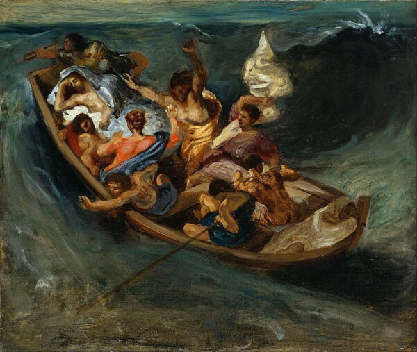 O Cristo na Tempestade no Mar – Eugène Delacroix Eugène Delacroix Master Apollon