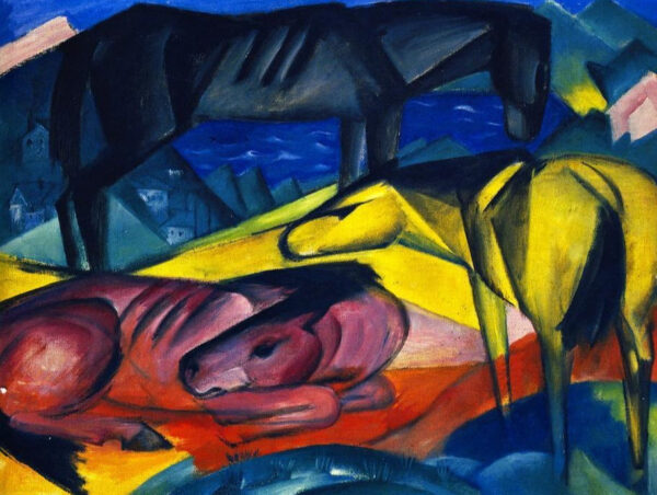 Três cavalos II – Franz Marc Franz Marc Master Apollon