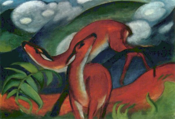 Cerf vermelho II – Franz Marc Franz Marc Master Apollon