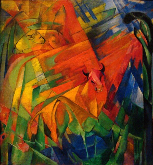 Animais em uma paisagem – Franz Marc Franz Marc Master Apollon