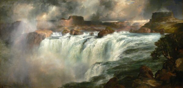 Chutes de Shoshone no rio Snake – Thomas Moran Thomas Moran Master Apollon