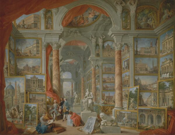 Galeria de vistas da Roma moderna – Giovanni Paolo Panini Giovanni Paolo Panini Master Apollon