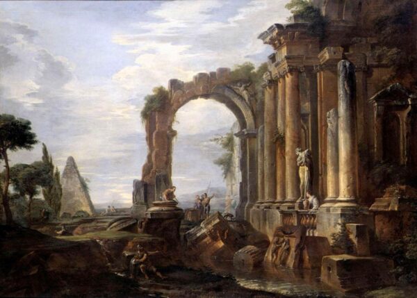 Capriccio de ruínas clássicas, 1730 – Giovanni Paolo Panini Giovanni Paolo Panini Master Apollon