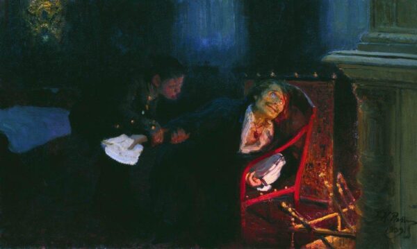 Gogol queima o manuscrito da segunda parte de “Almas Mortas” – Ilya Repin Ilia Repin Master Apollon