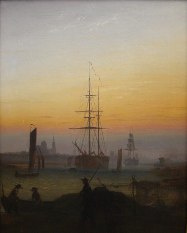 O Porto de Greifswald – Caspar David Friedrich Caspar David Friedrich Master Apollon