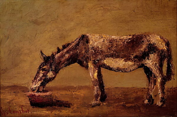 O Burro – Gustave Courbet Gustave Courbet Master Apollon