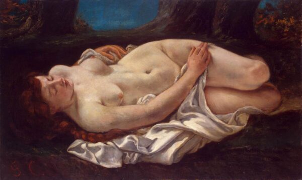 Mulher deitada – Gustave Courbet Gustave Courbet Master Apollon