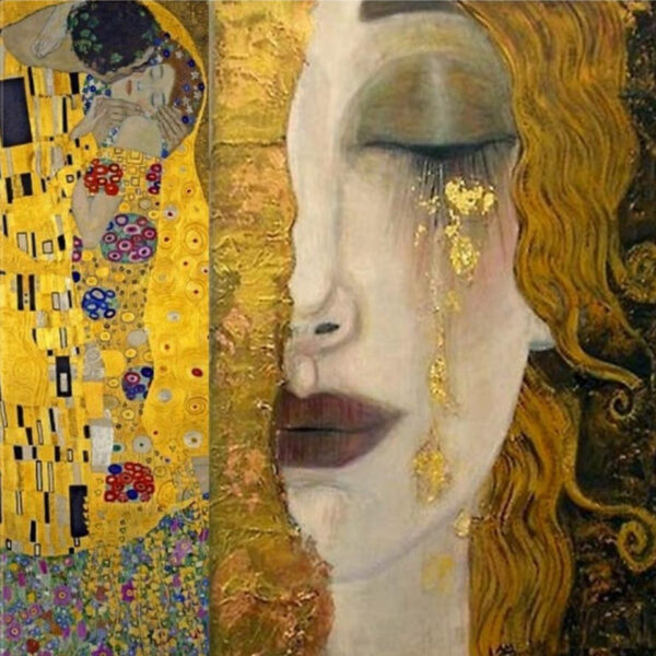 As lágrimas de ouro – Gustav Klimt (personalizado) Gustav Klimt Master Apollon