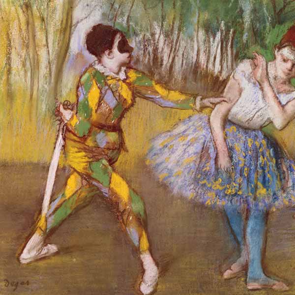 Harlequim e Columbina – Edgar Degas Edgar Degas Master Apollon