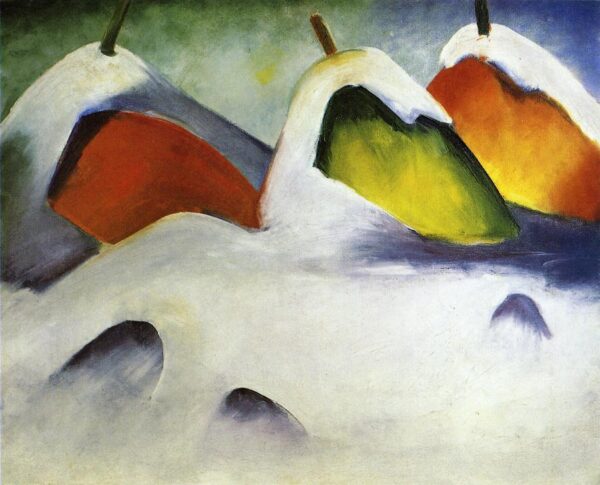 Botas de feno na neve – Franz Marc Franz Marc Master Apollon