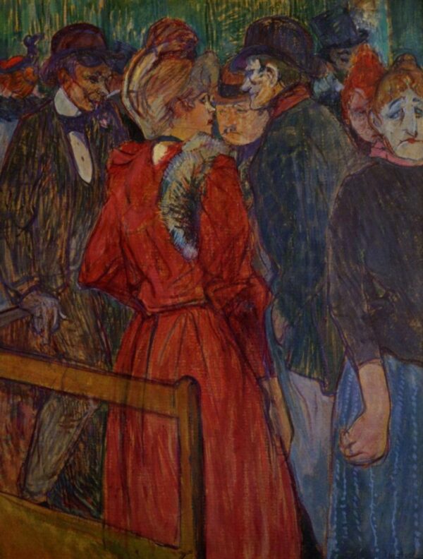 Au Moulin de la Galette – Toulouse Lautrec: No Moulin de la Galette – Toulouse Lautrec Henri de Toulouse-Lautrec Master Apollon