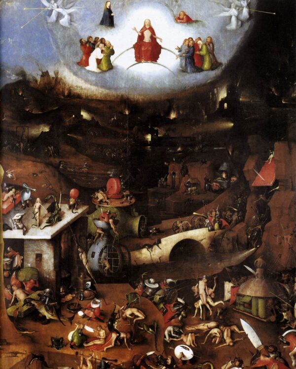 O centro do juízo final – Jérôme Bosch Hieronymus Bosch Master Apollon