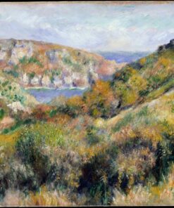 Colinas ao redor da baía de Moulin Huet Guernsey – Pierre-Auguste Renoir Pierre-Auguste Renoir Master Apollon