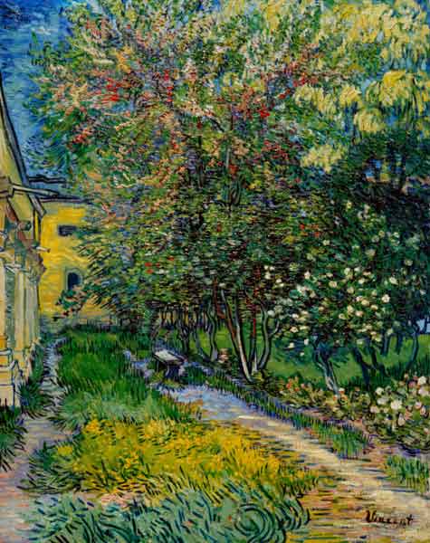 Jardim do hospital St-Rémy – Van Gogh Vincent Van Gogh Master Apollon