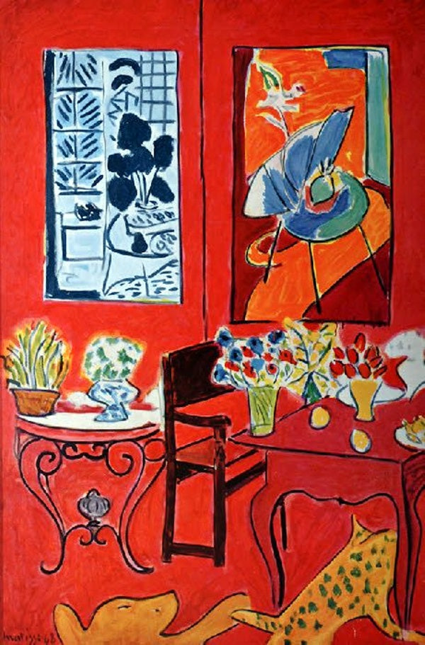 Grande interior vermelho – Matisse Henri Matisse Master Apollon