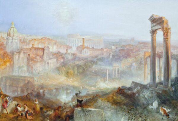 Roma Moderna Campo Vaccino – William Turner William Turner Master Apollon