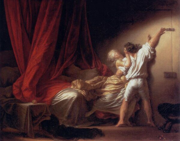 A fechadura – Jean-Honoré Fragonard Jean-Honoré Fragonard Master Apollon