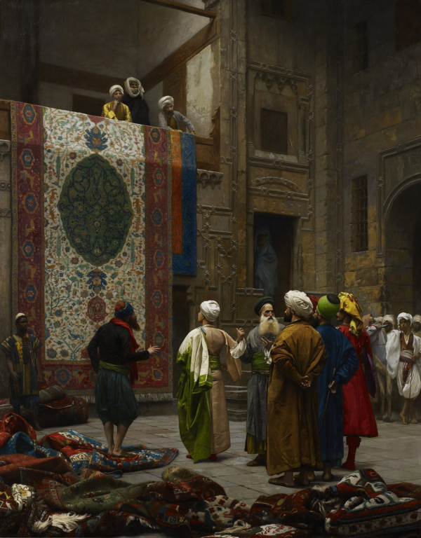 Marchand de tapetes no Cairo – Jean-Léon Gérôme Jean-Léon Gérôme Master Apollon