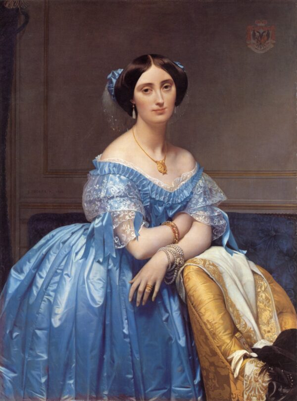 Retrato da Princesa Albert de Broglie – Jean-Auguste-Dominique Ingres Jean-Auguste-Dominique Ingres Master Apollon